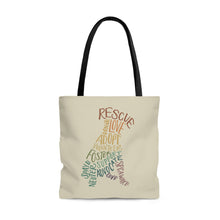 Load image into Gallery viewer, Rescue Dog Hand Lettered Tote

